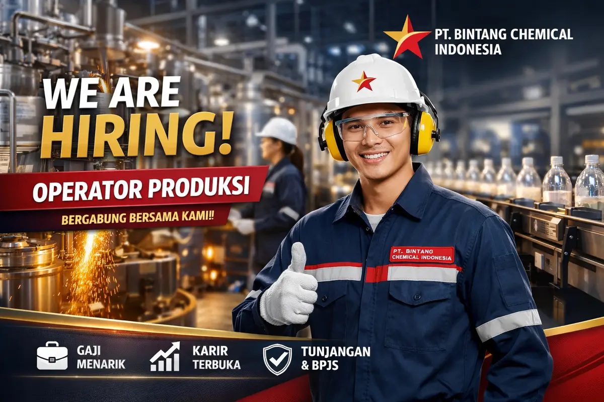 lowongan kerja PT Bintang Chemical Indonesia