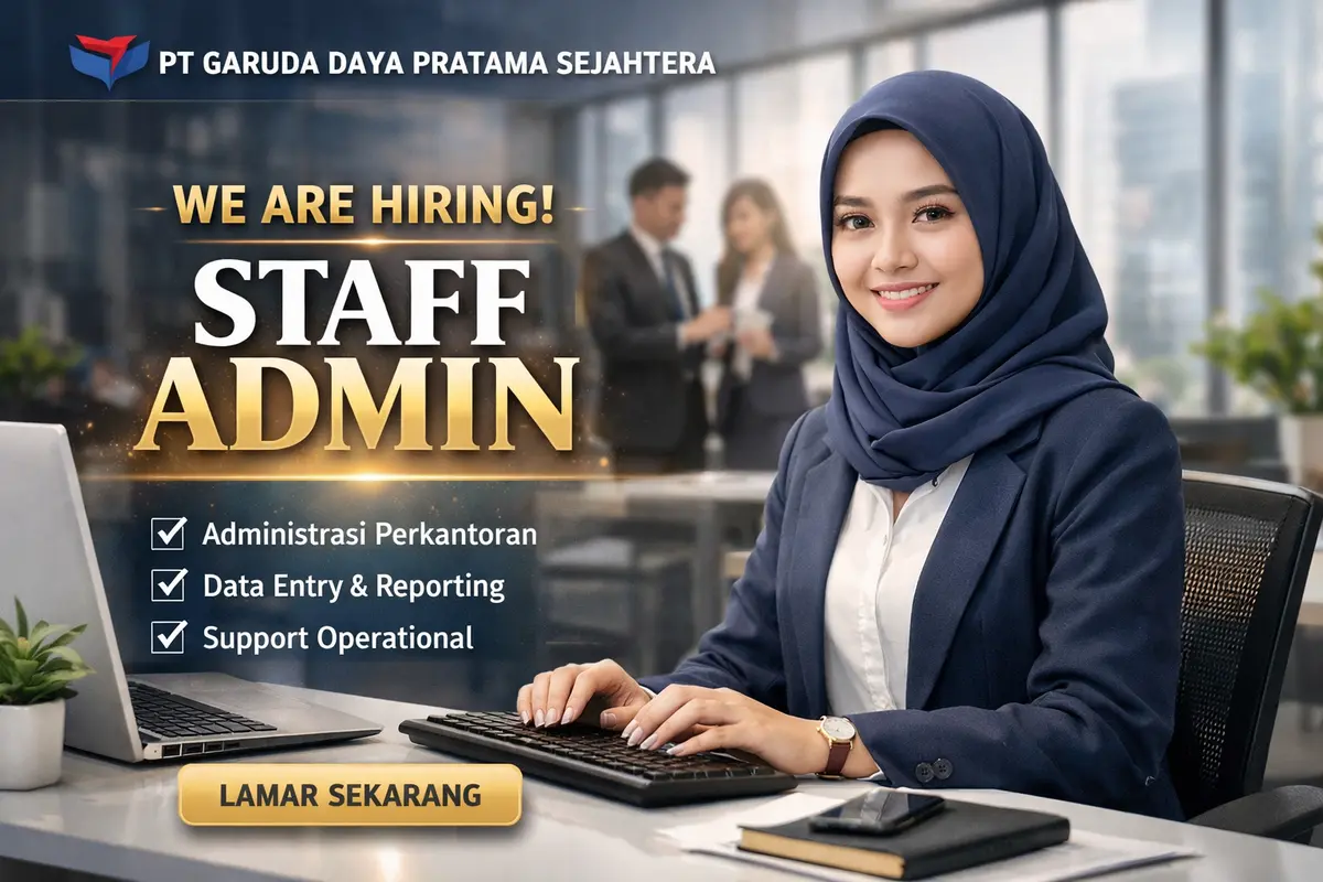 Karir sebagai Staff Admin di kantor