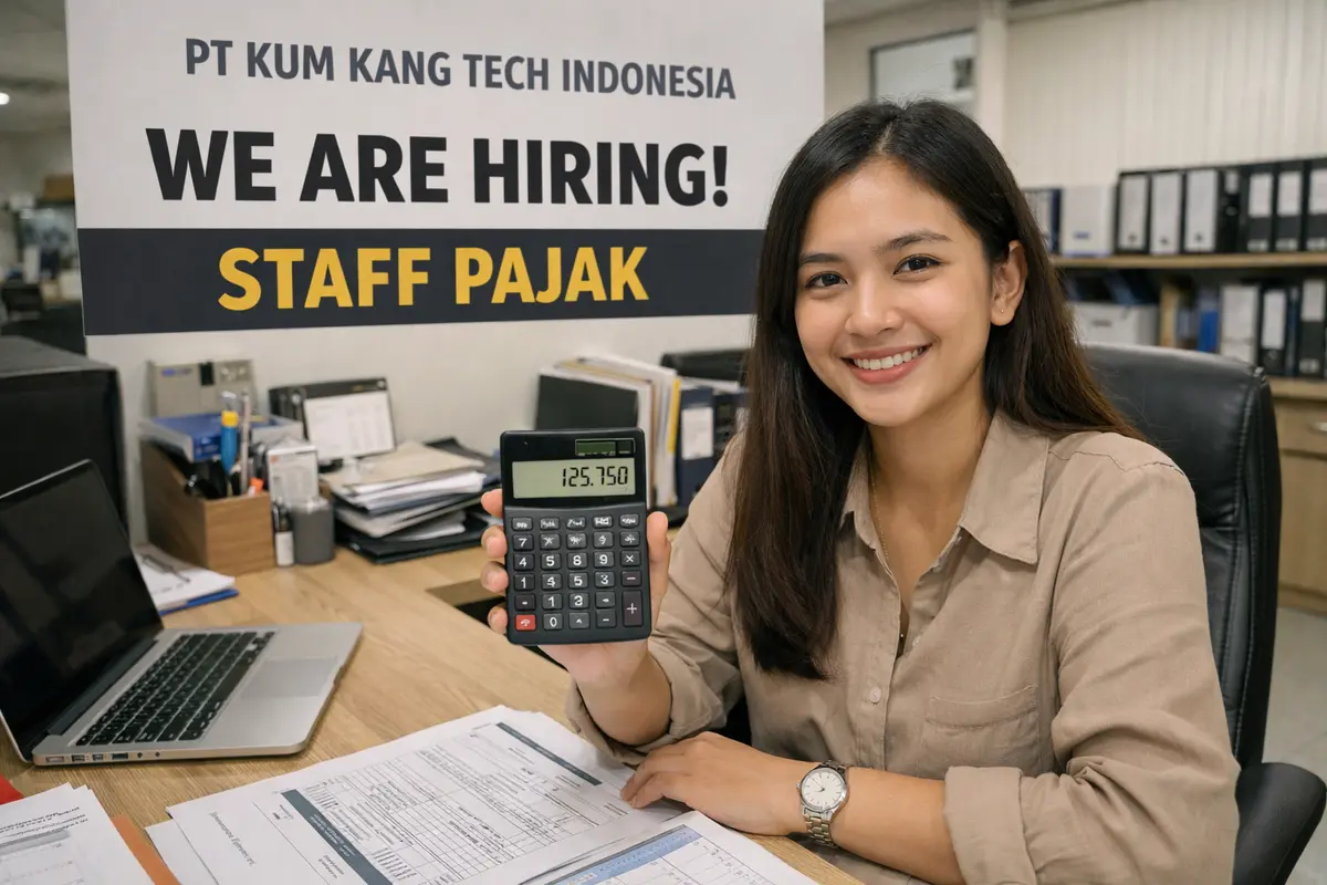 Staff Pajak position at Kum Kang Tech
