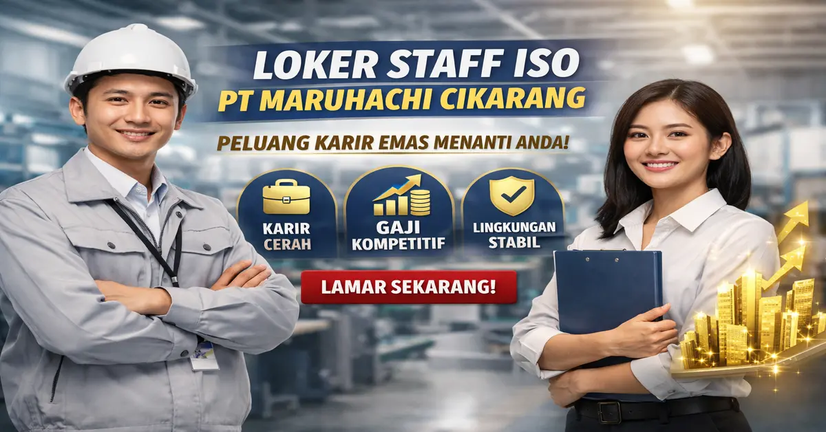 Loker Staff ISO PT Maruhachi Cikarang - Peluang Karir Emas