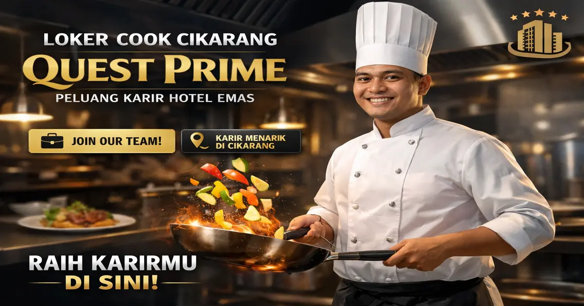 Info Loker Hotel Cikarang Terbaru Cook DW Quest Prime