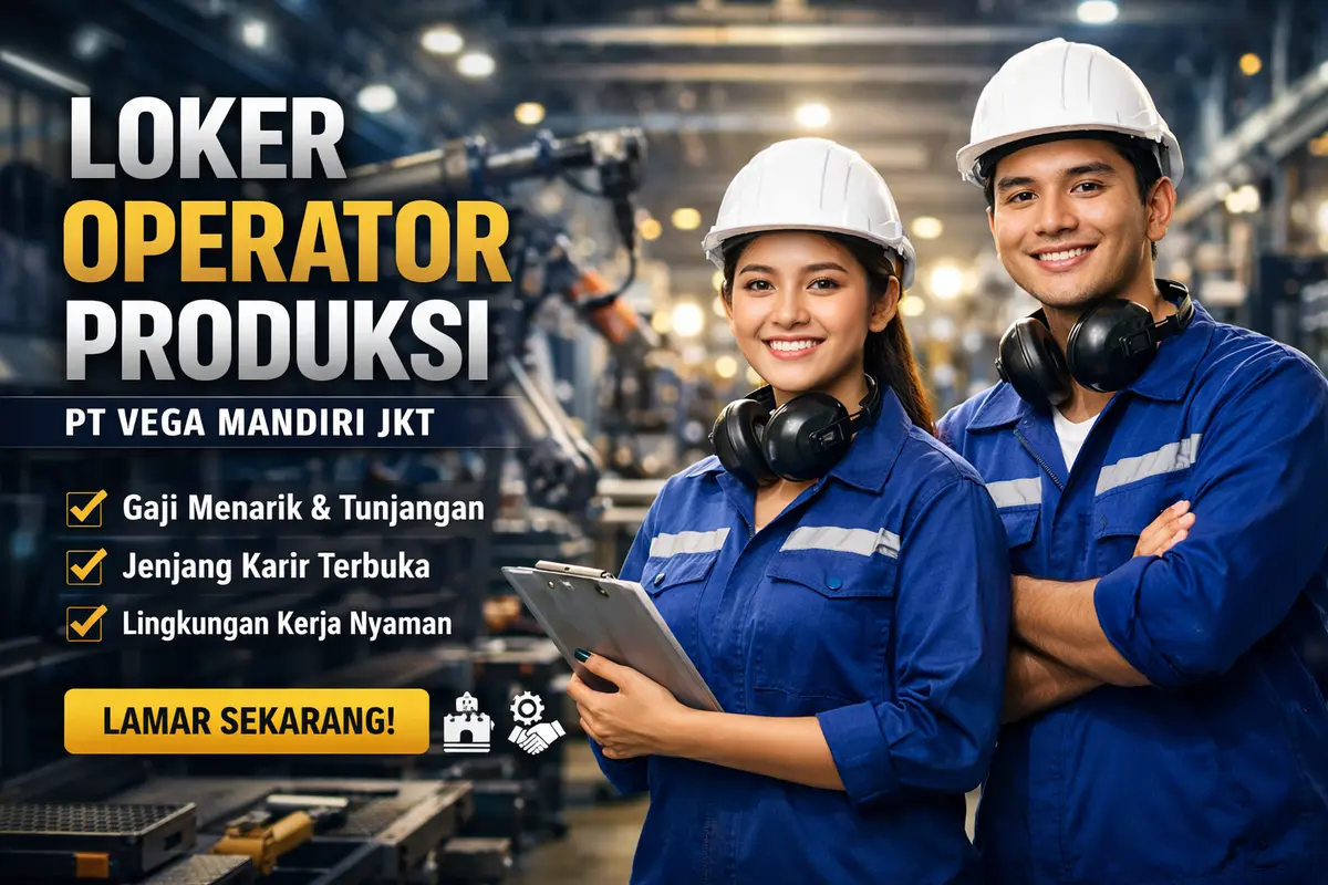 Lowongan PT Vega Mandiri Cilincing - Lulusan SMA/K