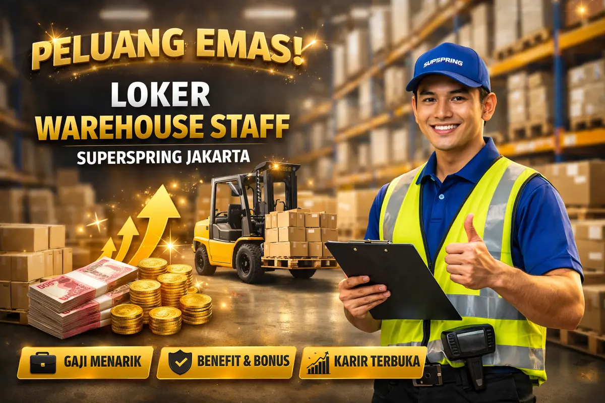 Peluang Emas: Loker Warehouse Staff SUPERSPRING Jakarta