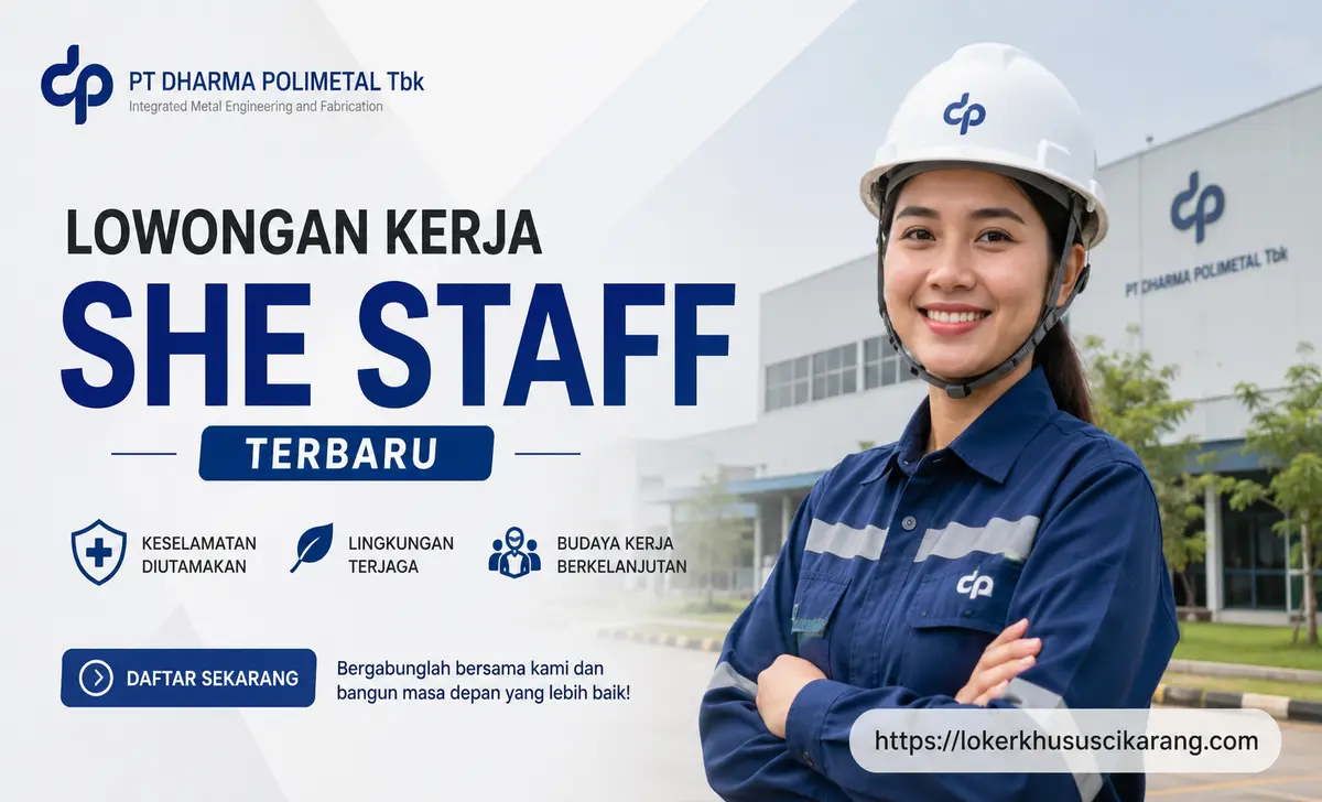 Lowongan kerja SHE staff terbaru


