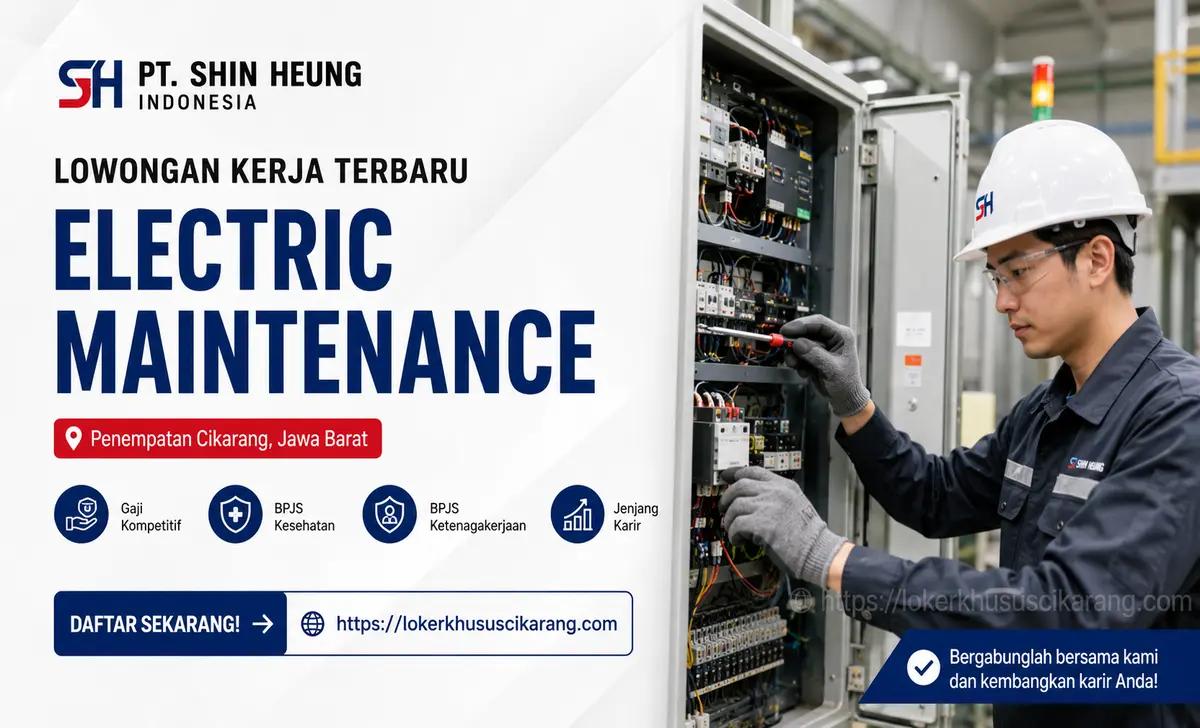 Lowongan kerja elektrik maintenance di Cikarang