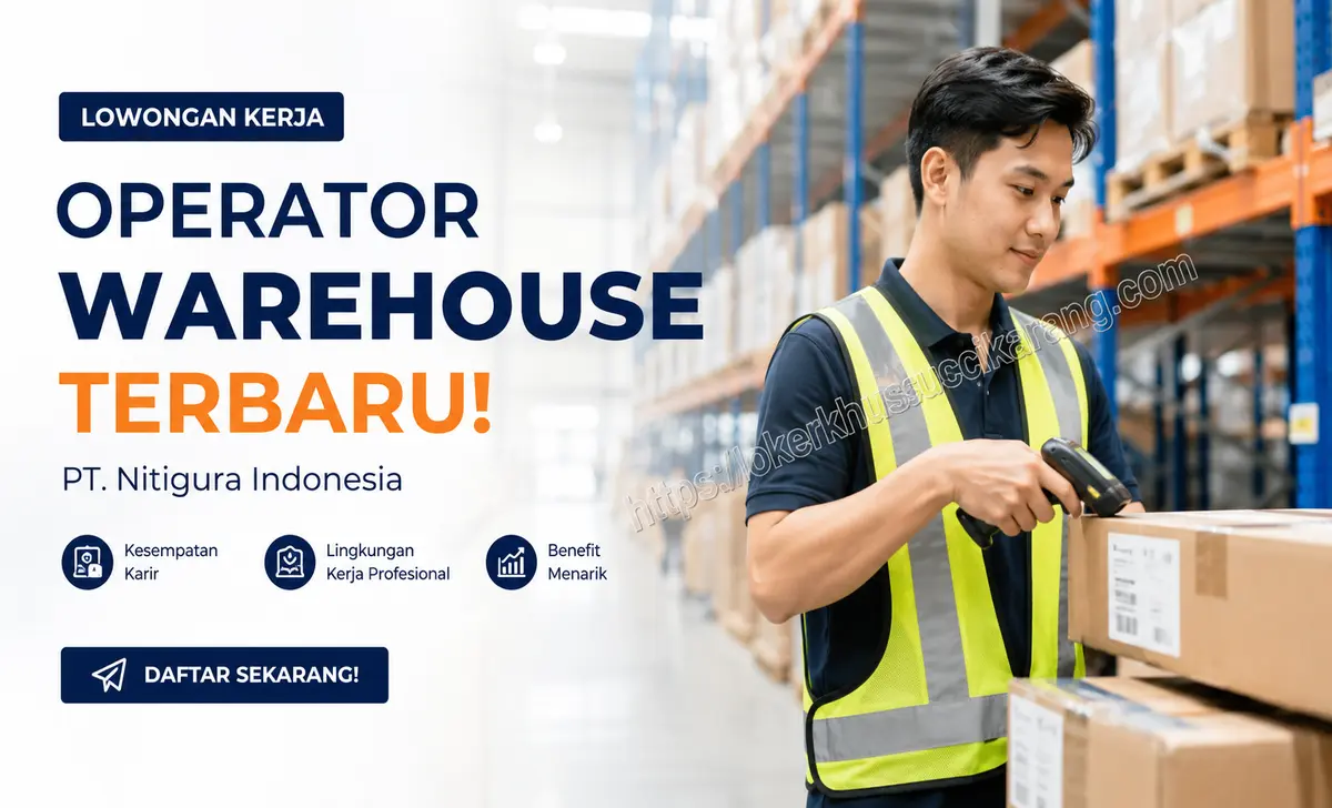 Lowongan kerja operator warehouse terbaru

